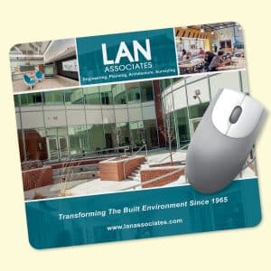 Custom Barely There™ 7.5x8.5x.02" Ultra-Thin Mouse Pad