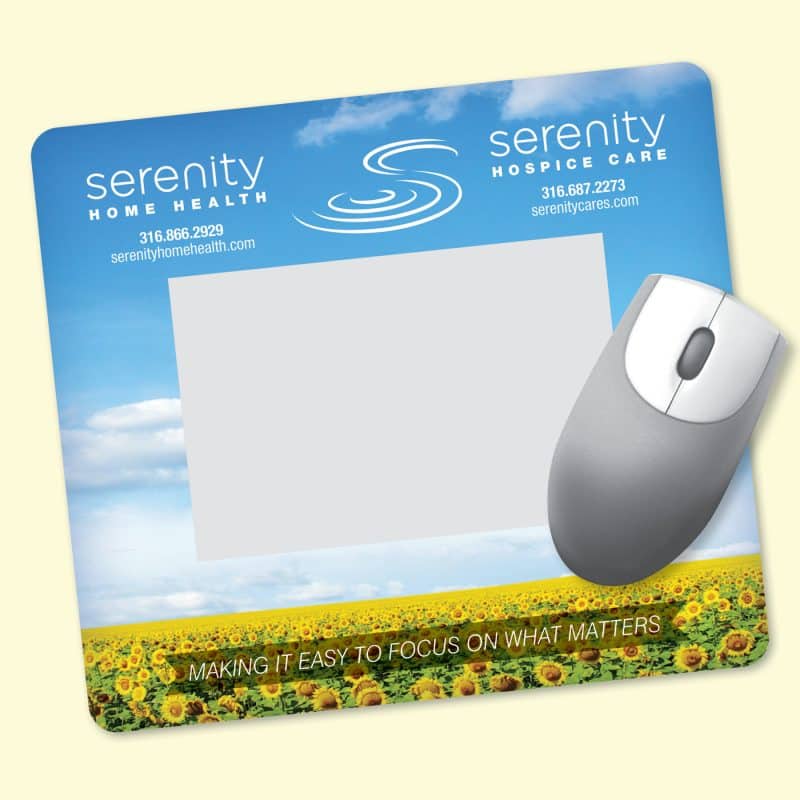 Custom Frame-It Flex® DuraTec® 8"x9"x1/16" Window/Photo Mouse Pad