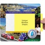 Custom Frame-It Flex® Heavy Duty 7.5"x8"x1/8" Window/Photo Mouse Pad - 2