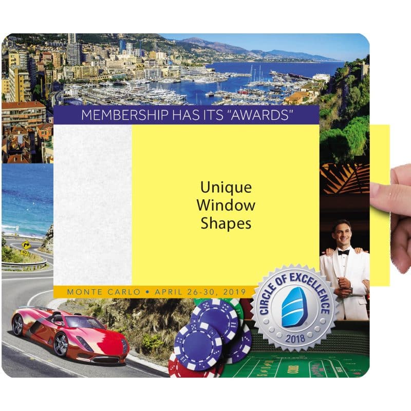 Custom Frame-It Flex® Heavy Duty 7.5"x8"x1/8" Window/Photo Mouse Pad - 2