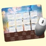 Custom Peel&Place® 8"x9.5"x.015" Ultra-Thin Calendar Mouse Pad
