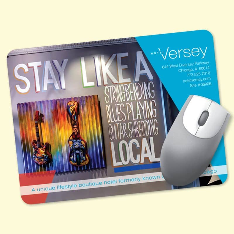 Custom Vynex® DuraTec® 6"x8"x1/16" Hard Surface Mouse Pad