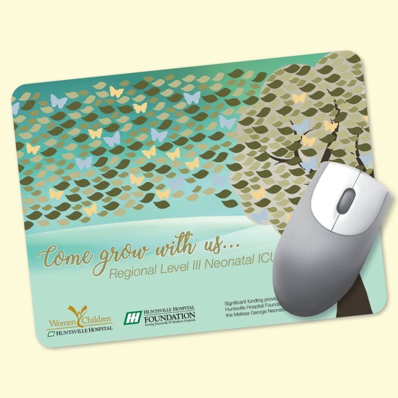 Custom Vynex® DuraTec® 6"x8"x1/8" Hard Surface Mouse Pad