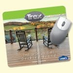 Custom Vynex® DuraTec® 7.5x8.5x1/16" Hard Surface Mouse Pad