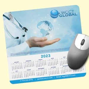 Custom Vynex® DuraTec® 7.5"x8"x1/16" Hard Surface Calendar MousePad