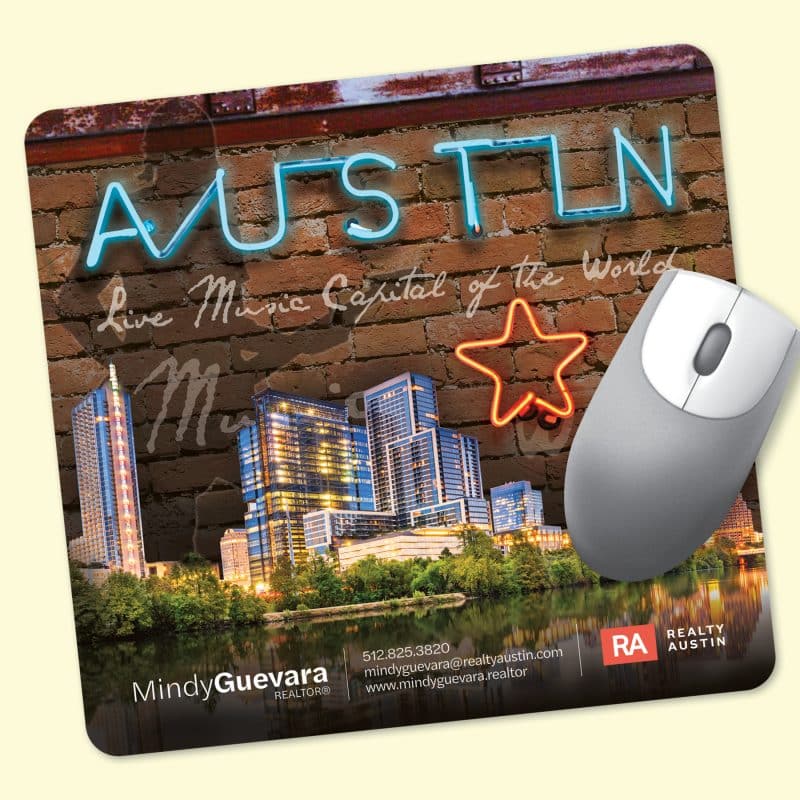 Custom Vynex® DuraTec® 7.5"x8"x1/16" Hard Surface Mouse Pad