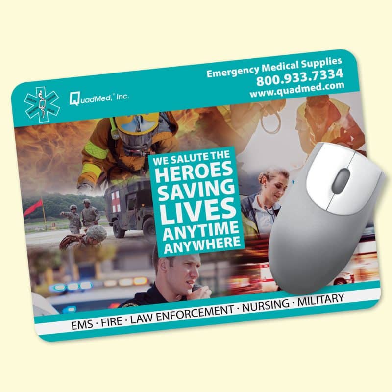 Custom Vynex® Heavy Duty 6"x8"x1/16" Hard Surface Mouse Pad