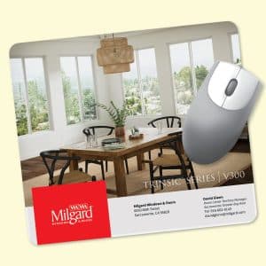 Custom Vynex® Heavy Duty 7.5x8.5x1/16" Hard Surface Mouse Pad