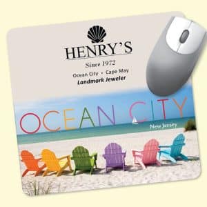 Custom Vynex® Heavy Duty 7.5"x8"x1/16" Hard Surface Mouse Pad