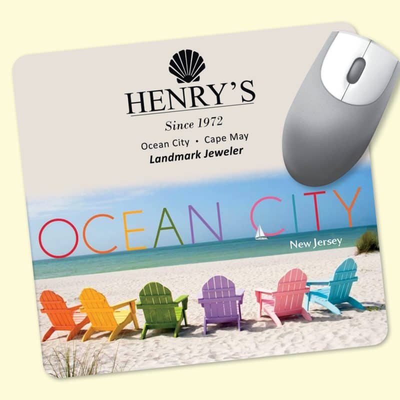 Custom Vynex® Heavy Duty 7.5"x8"x1/16" Hard Surface Mouse Pad