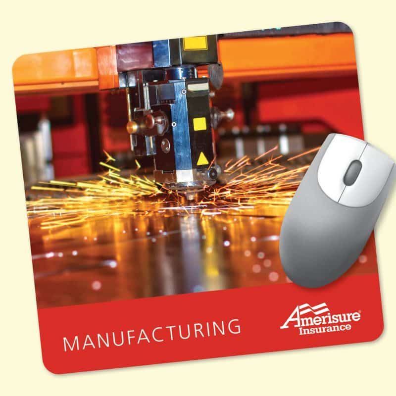 Custom Vynex® Heavy Duty 7.5"x8"x1/8" Hard Surface Mouse Pad
