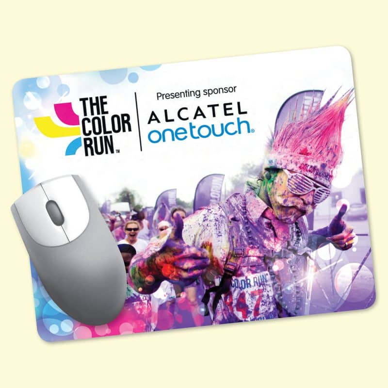 Custom Vynex® Heavy Duty 7"x9"x1/8" Hard Surface Mouse Pad