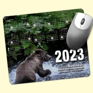 Custom Vynex® Heavy Duty 8"x9.5"x1/8" Calendar Mouse Pad