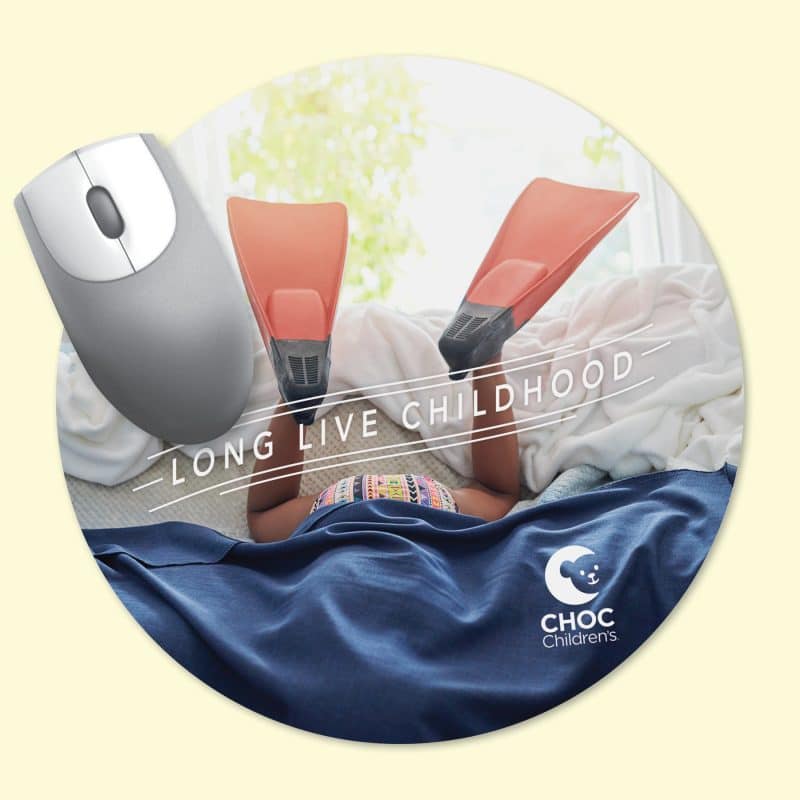 Custom Barely There™ 8" Round x.02" Ultra-Thin Mouse Pad