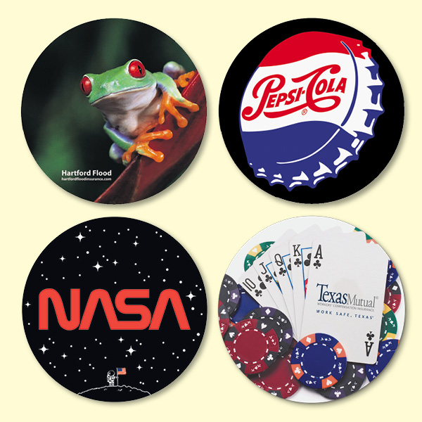 Vynex®-DuraTec®-36Round-x116-Drink-Coaster-NDR3 Custom Vynex® DuraTec® 3.6"Round x1/16" Drink Coaster
