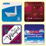 Custom Vynex® Heavy Duty 3.6"x3.6"x1/16" Drink Coaster