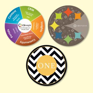 Custom Origin'L Fabric® 4"Round x1/16" Drink Coaster