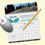 Custom MousePaper® Calendar 24 Month 7.25"x8.5"x.015" Mouse Pad