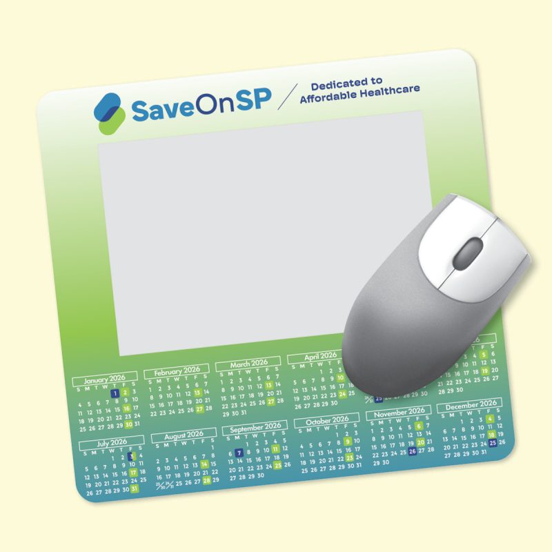 Frame-It-Flex®-DuraTec®-75x8x316-Calendar-Mouse-Pad-CFH7 Custom Frame-It Flex® DuraTec® 7.5"x8"x3/16" Calendar Mouse Pad