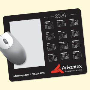 Custom Frame-It Flex® DuraTec® 8"x9.5"x3/16" Calendar Mouse Pad