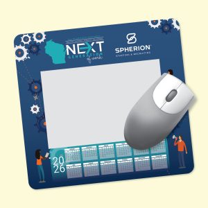 Custom Frame-It Flex® Heavy Duty 7.5"x8"x3/16" Calendar Mouse Pad